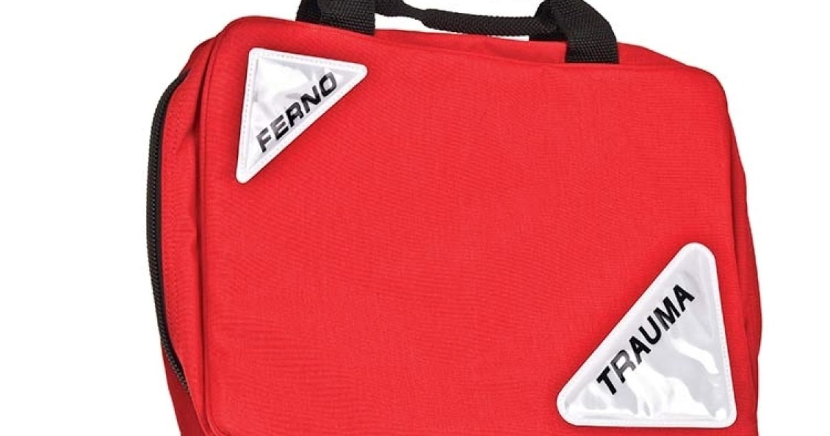 Emergency bag, accessories, trauma module, Red | Ferno Norden